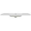 Lavabo en résine 48 po pour meuble-lavabo, lavabo de salle de bain avec 3 trous de robinet, comptoir de meuble-lavabo seulement, blanc éclatant