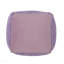 Repose-pieds pouf carré en microfibre lavande