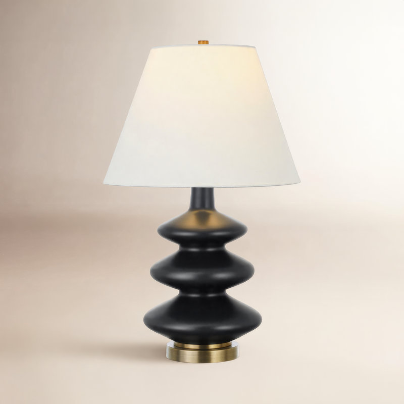 Lampe de table 26 po Danelea, Noir