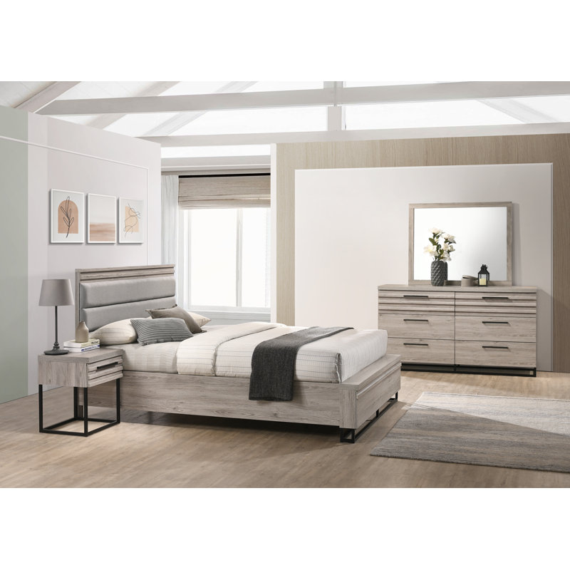 Ensemble de chambre standard 5 pièces Earvin, Grand