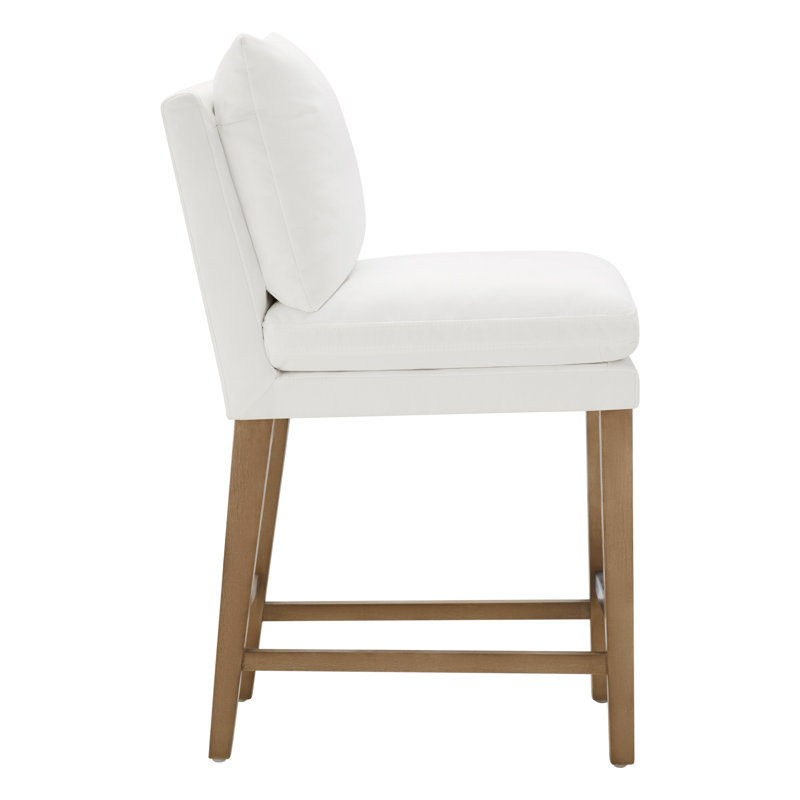 Brinley Upholstered Counter Stool, Prestige Pearl Tweed