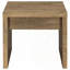 Ensemble de 3 tables basses et tables de bout rectangulaires - finition mangue