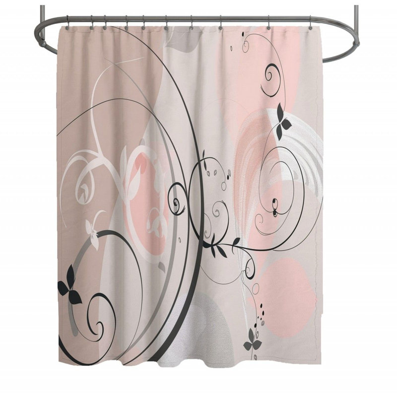 Rideau de douche Claria, H 73 po x l 70 po
