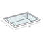Trough Rectangular Bathroom Sink-70142589