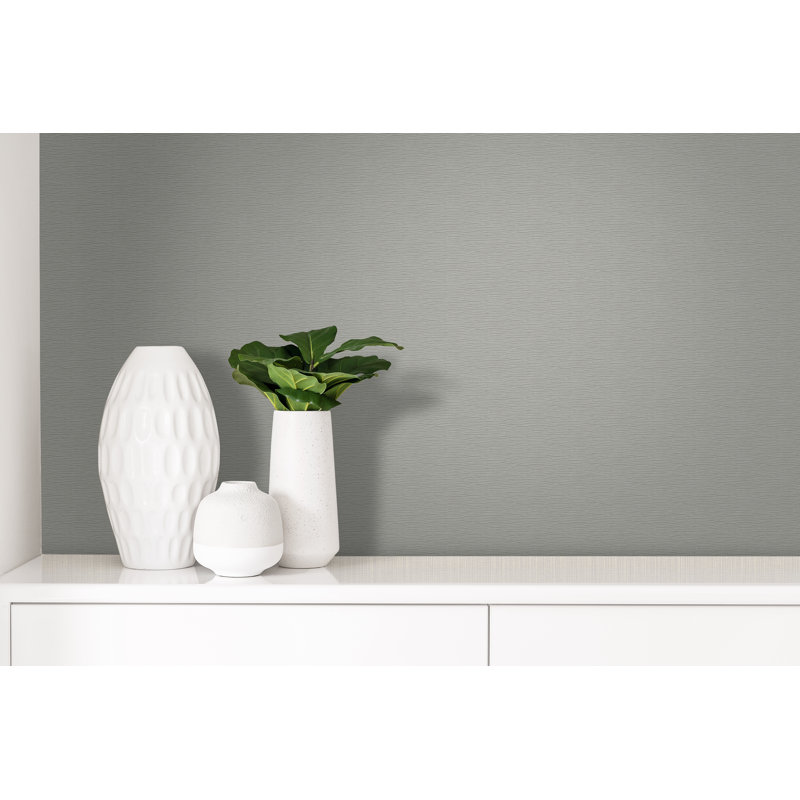 Rouleau de papier peint L 2,3 pi x l 27 po, gris