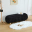Banc de lit d'appoint rembourré avec couvercle rabattable et rangement intégré, largeur 140 cm (55,12 po)-1100362283
