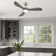 42" 3 - Blade Small Room Ceiling Fan with LED Light and Remote