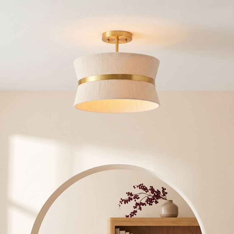 Abbington Rope Semi Flush Mount