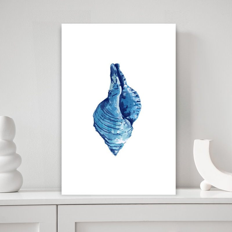 Art contemporain, art abstrait poisson côtier, H 18 po x l 12 po