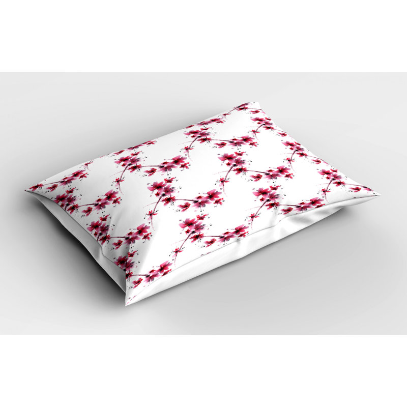 Polyester Floral Sham Set, Twin