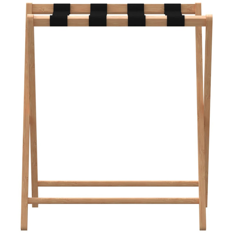 vidaXL Luggage Rack 26.8"x15"x22.8" Bamboo, 22.8" H x 27" W x 15" D, Brown