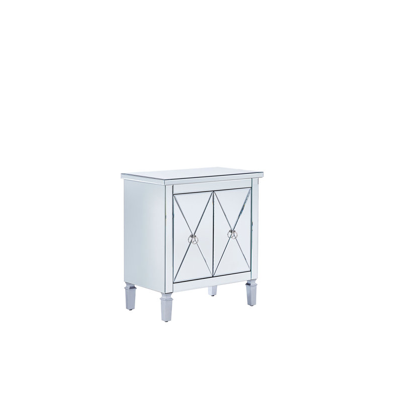 Abril 2 - Door Mirrored Standard Accent Cabinet