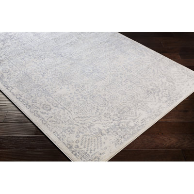 Tapis oriental gris / blanc Shyann