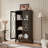 Gudbrand 62" Tall China Cabinet, 2 Glass Door Display Accent Cabinet-114210692