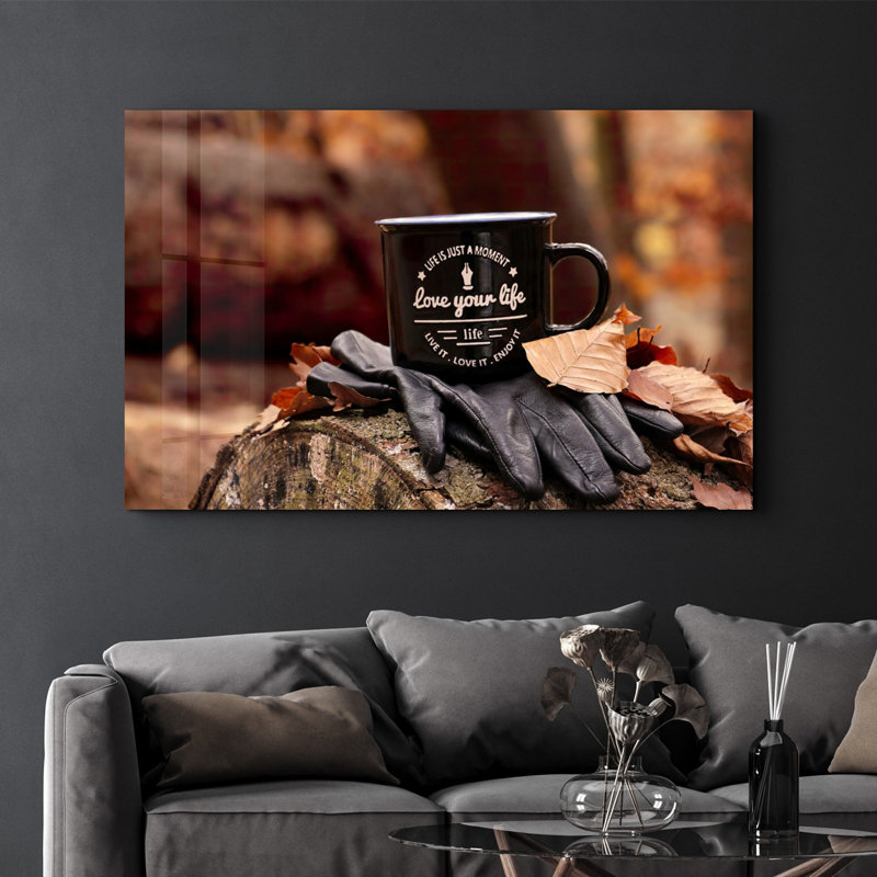 Elegant Tempered Glass Wall Art Painting, 13.8 x 21.7 inches | 100% Tempered Glass, Thickness: 0.16 inches | UV Printed for Vibrant Colours | Perfect for Home Decor, Living Room, & Office Spaces