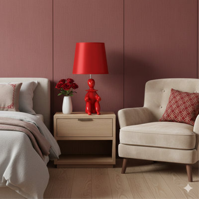 Lampe de table clown moderne 21,25 po