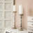 14.96'' H Wood Tabletop Candlestick