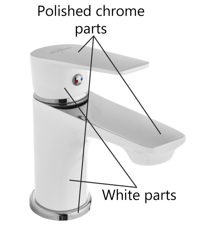 Mono Basin Mixer, White