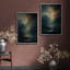 Art mural encadré, rétro, antique, classique pour chambre à coucher - 24 po x 36 po x 2 panneaux-230257516-230257518