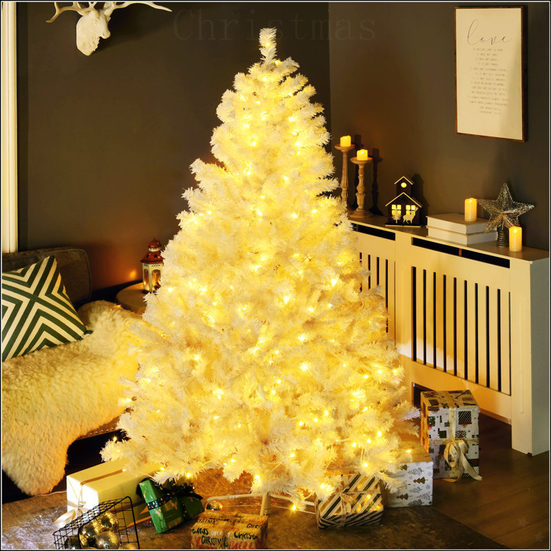 Grand sapin de Noël artificiel avec 638 branches, H 6 pi