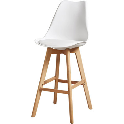 Jonah Counter Stool with Solid Wood Frame