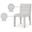 Chaise d'appoint capitonnée Kai-80816119