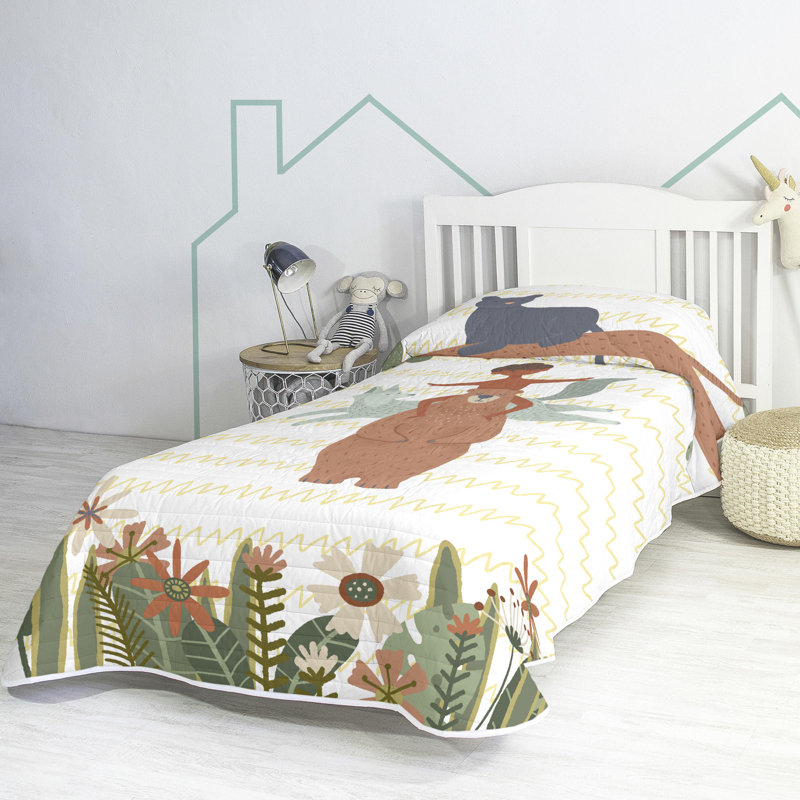 Elysium Cotton No Pattern Bedspread, 180 x 260 cm