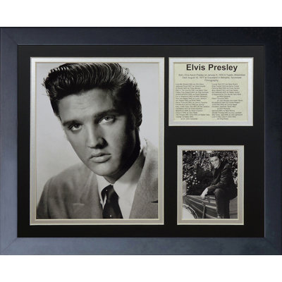 Memorabili encadrée films Elvis  Presley