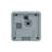 QHE082NLH Alarm Clock, Metallic Dark Silver-Tone-50513898