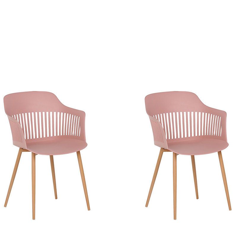 Pringle 44cm H Slat Back Armchair, Pink