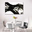 Impression sur toile abstrait foncé-75150594
