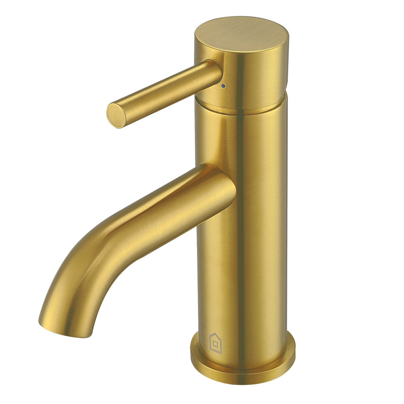 Valencia Series Single Lever Bathroom Faucet, Brushed Gold
