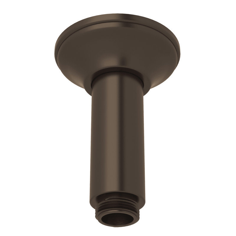 Rohl 4" Ceiling Mount Shower Arm, Tuscan Brass