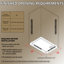 Cabine de douche rectangulaire sans cadre de 60 po x l 36 po x P 72 po avec verre trempé transparent 5/16 po-124009963