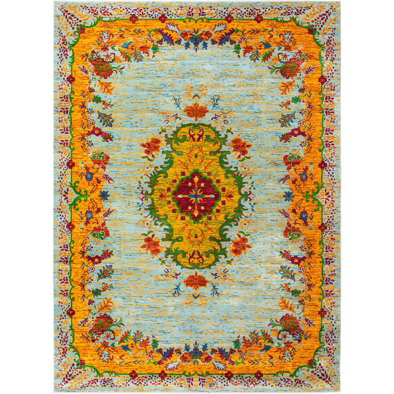 Floral Indoor Rug, Rectangle 2' x 3'