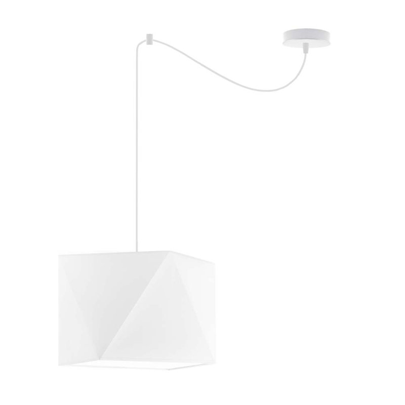 Byun 1 - Light Cluster Pendant, White, White