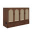 Élégante armoire-lit escamotable grand format avec station de charge intégrée et tiroir de rangement spacieux-1230617304
