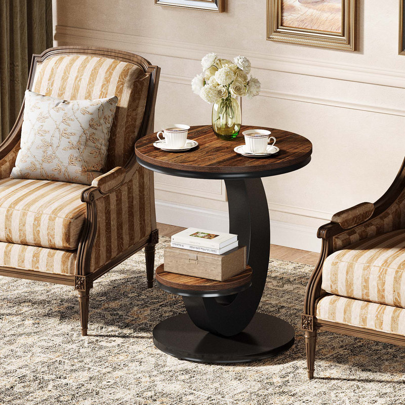 End Table, Rustic Brown