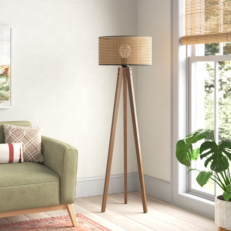 Livia 153cm Matte Tripod Floor Lamp