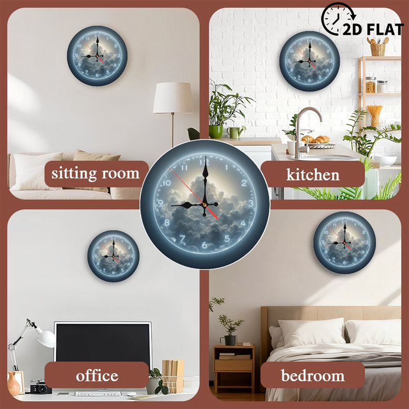 Elegant Cloud Clock