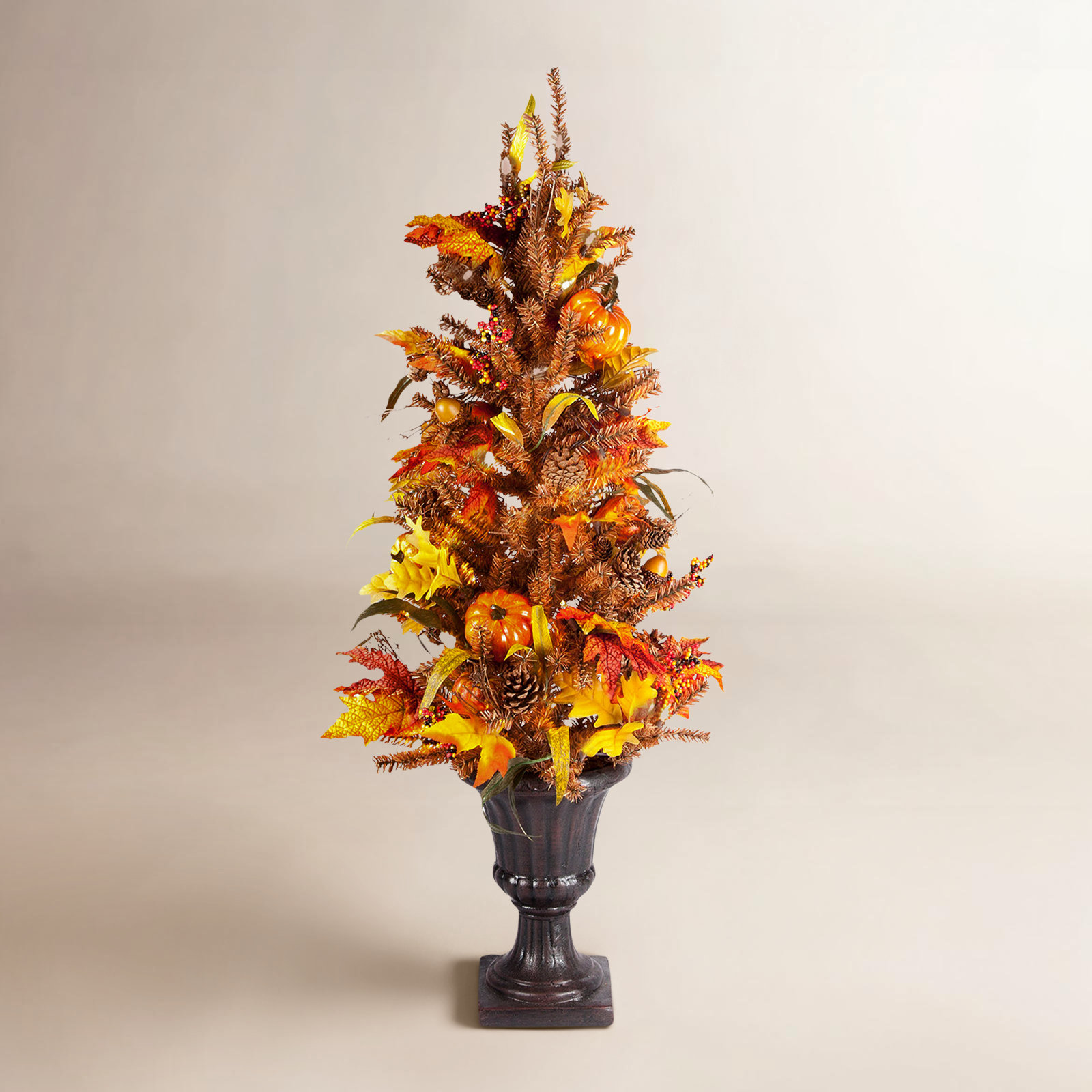 43" Pre-Lit Foliage Tree in Vase
