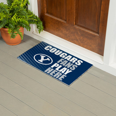 Brigham Young University Fan PVC Mat, 28"x16"
