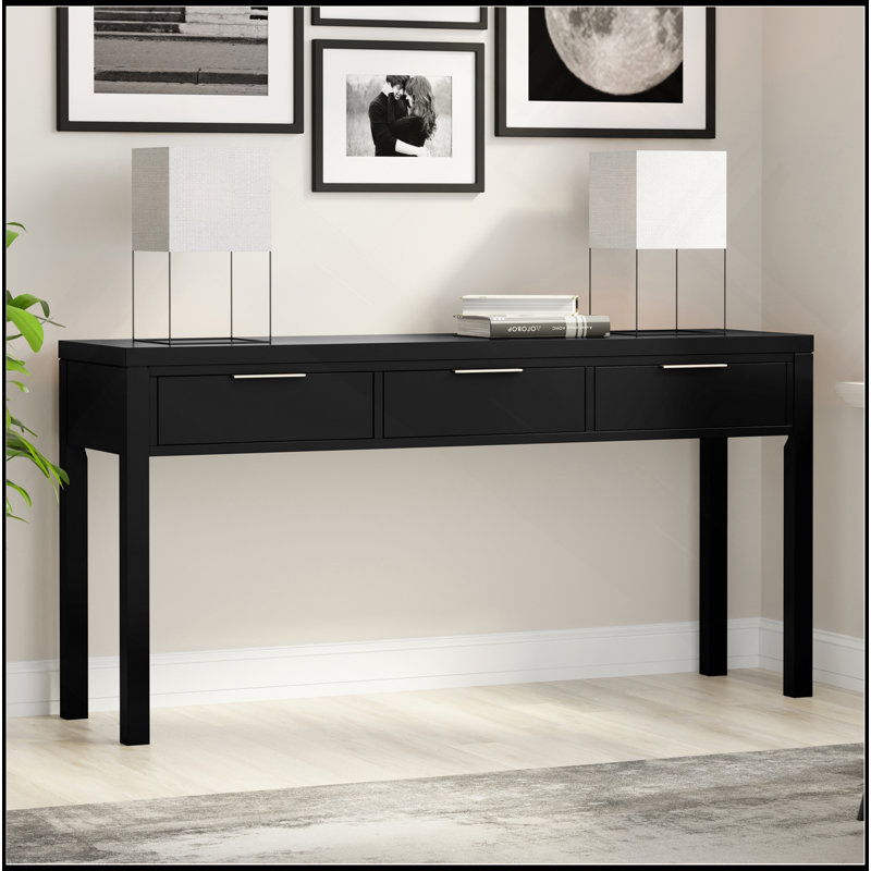 Console large Hollander, Noir