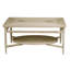 Galleried Solid Wood Cocktail Table