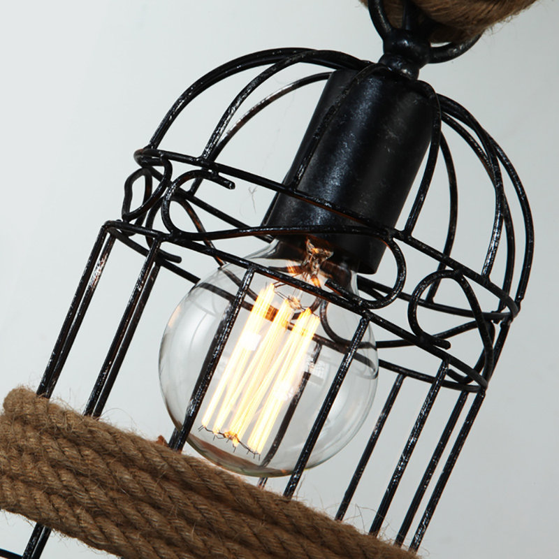 Luminaire suspendu cylindrique à 3 lumières Belkaya