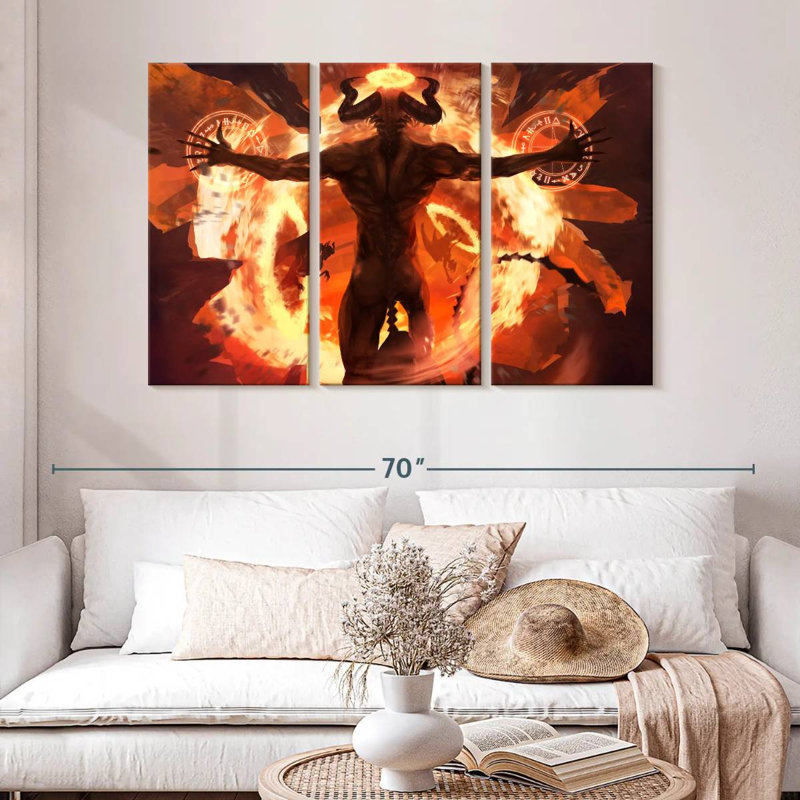 Kelan Demon, 32" H x 50" W