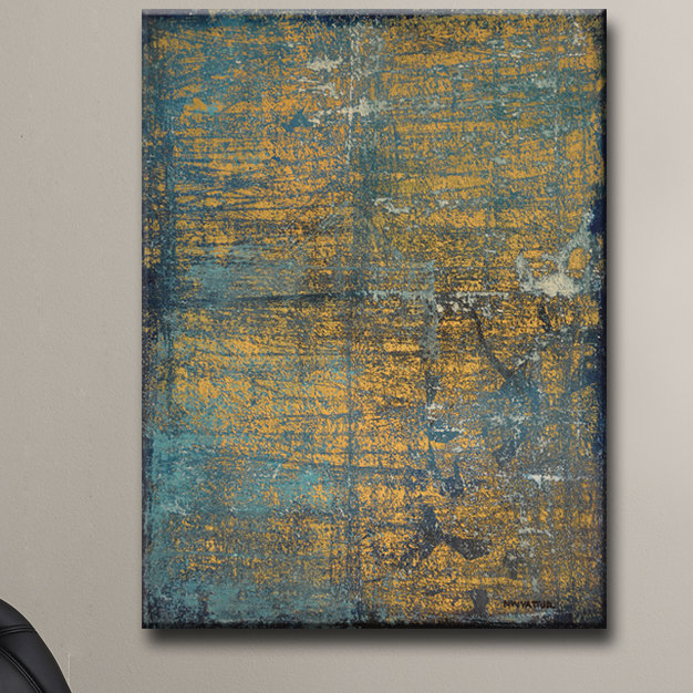 " Abstract Night Life " by Norman Wyatt Jr., 20" H x 16" W x 1.5" D