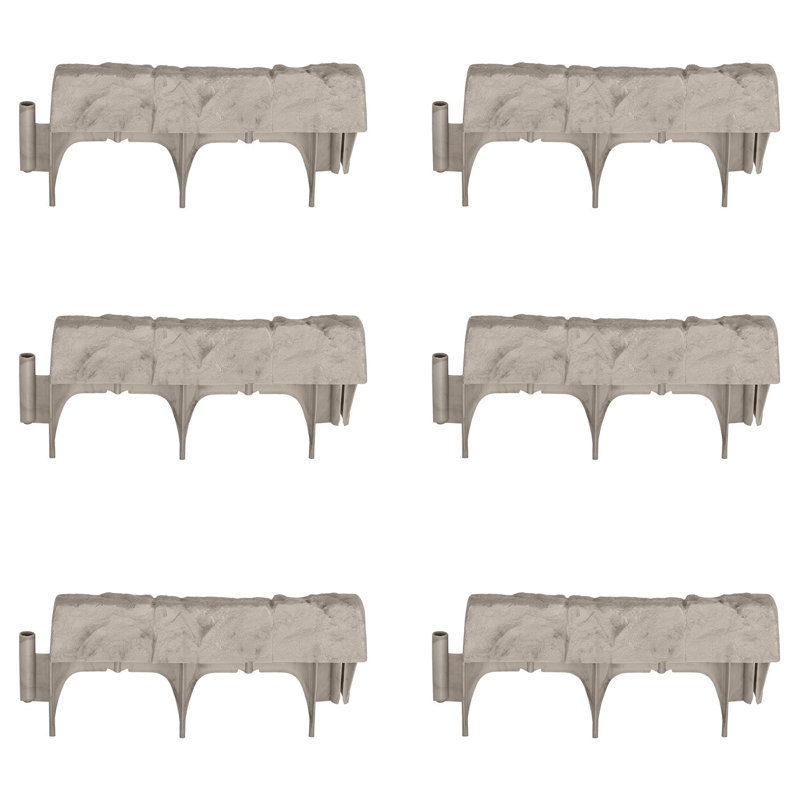 Bordure de pelouse en résine H 2 po x l 6 po
