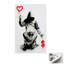 Impression sur toile Banksy Heart-111690058-111690076