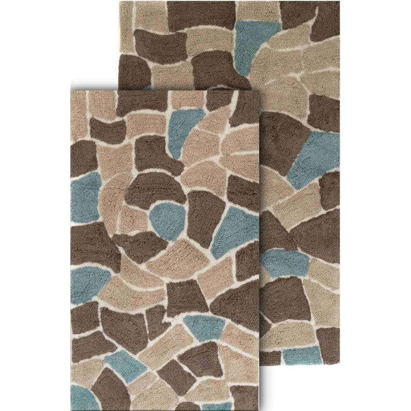 Ensemble de tapis de bain Baring Boulder, Ardoise